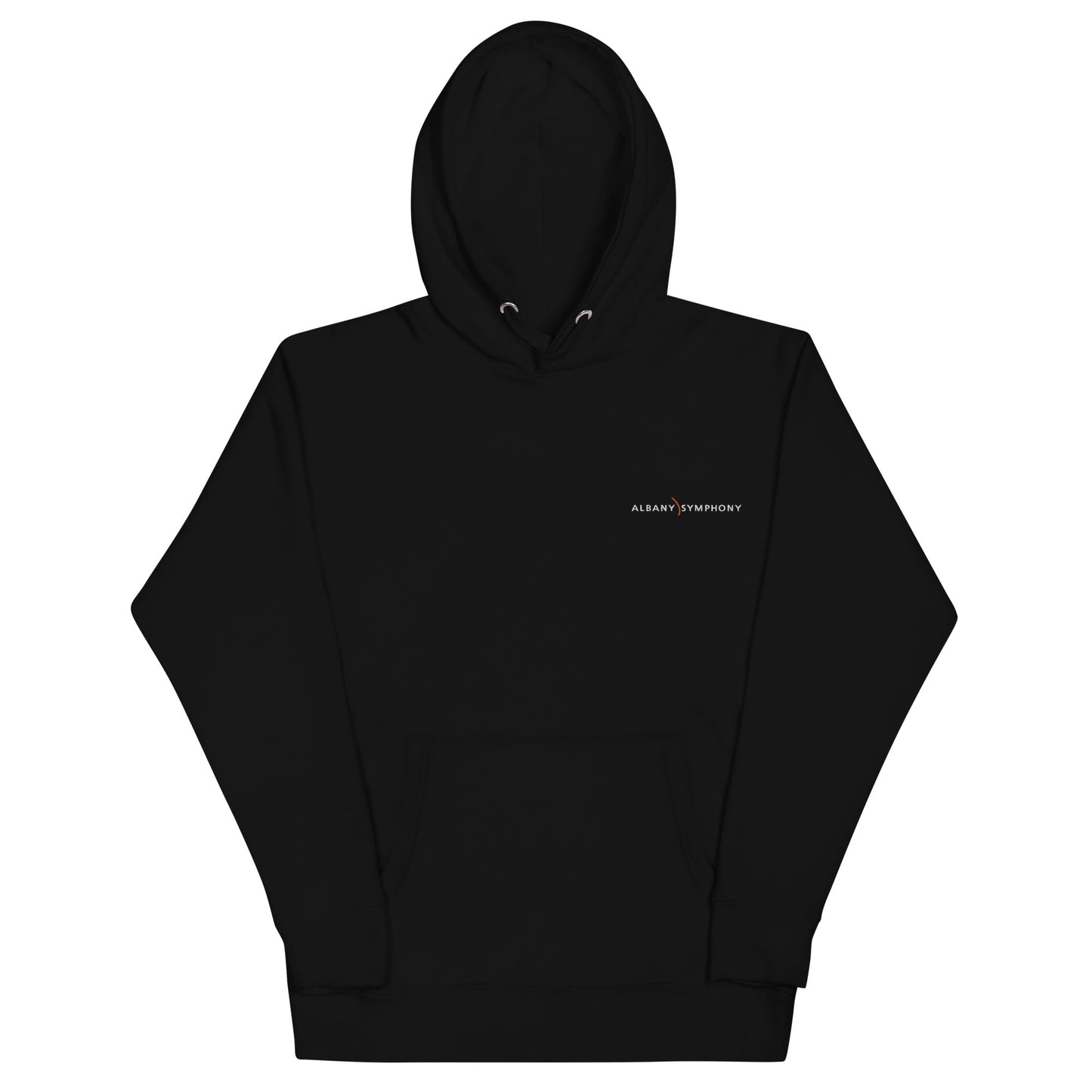 Hoodie with white logo